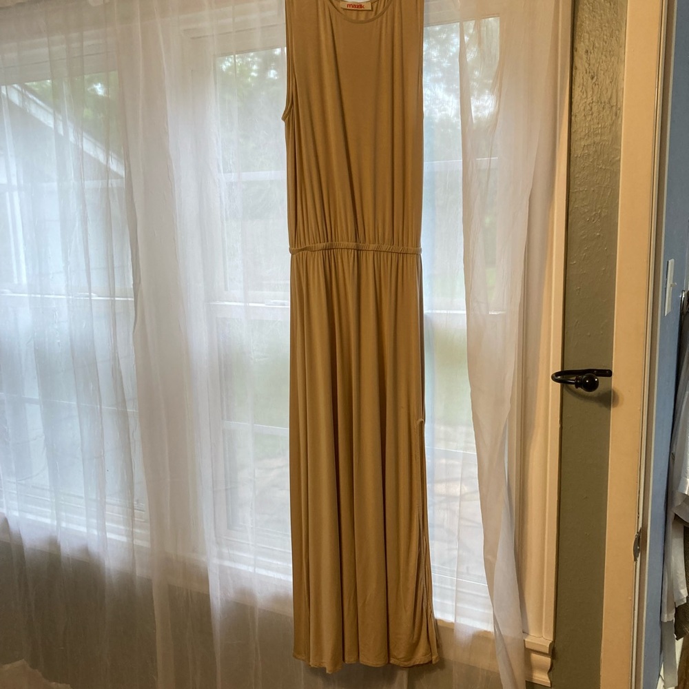 Tan Maxi Dress